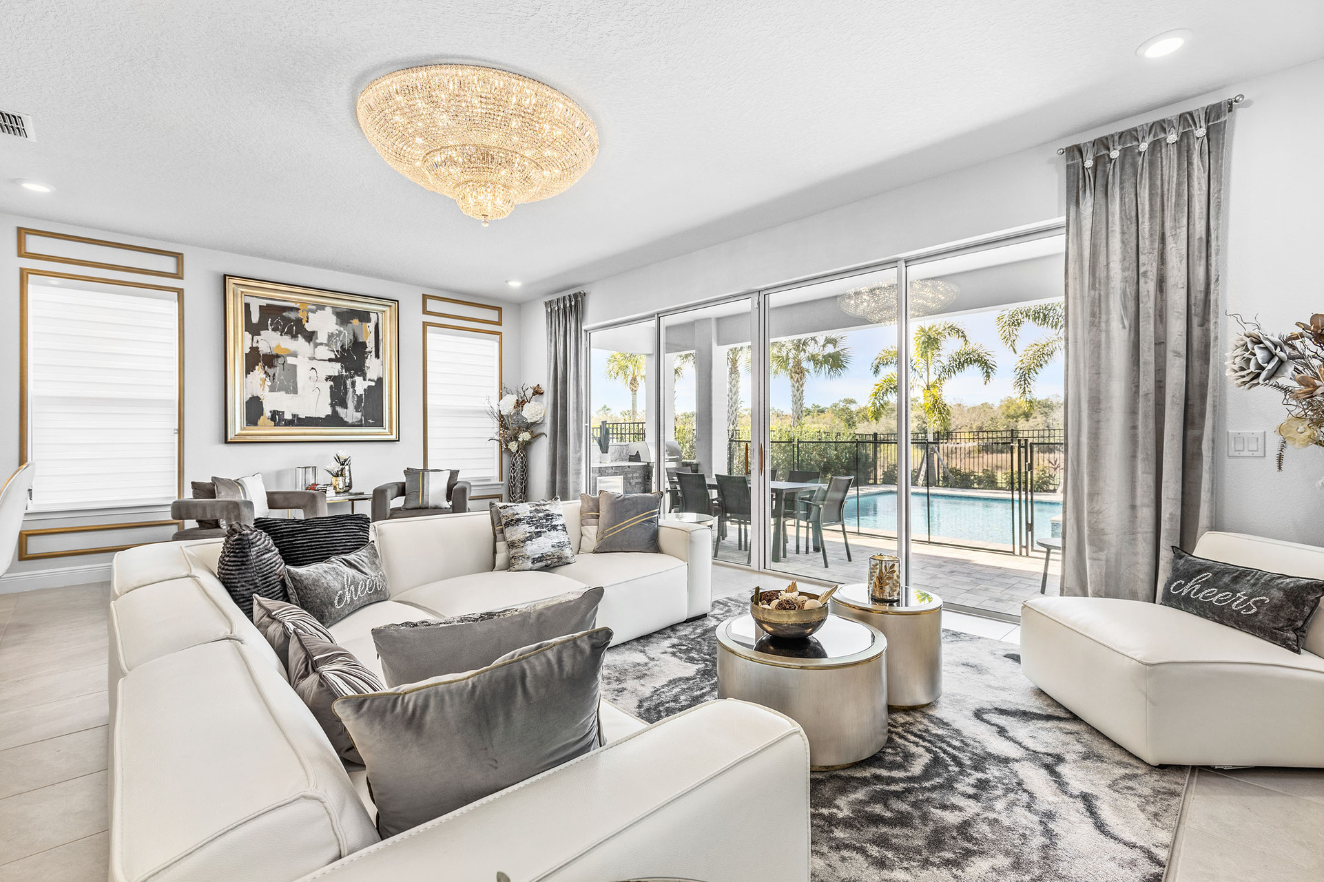 The open-concept living area is great for gathering together with your loved ones.
