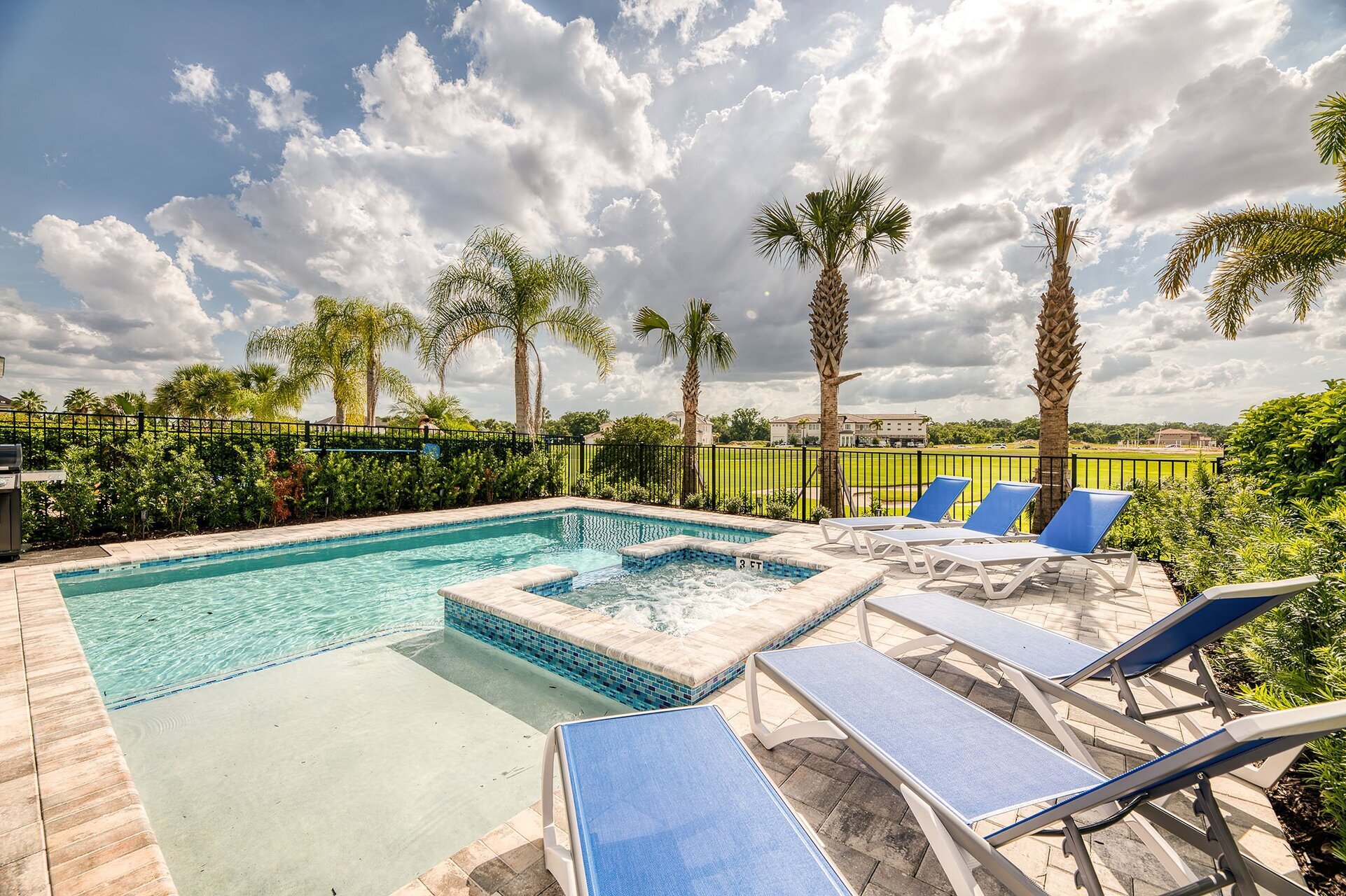 Soak up the Florida sunshine on one of the sun loungers