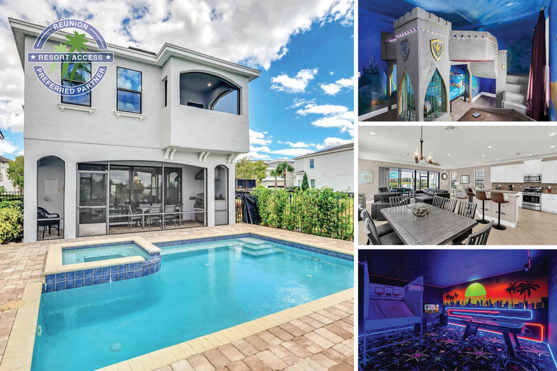 Orlando Vahası: 5 Yatak Odalı Villa, 6625, Kissimmee, United States