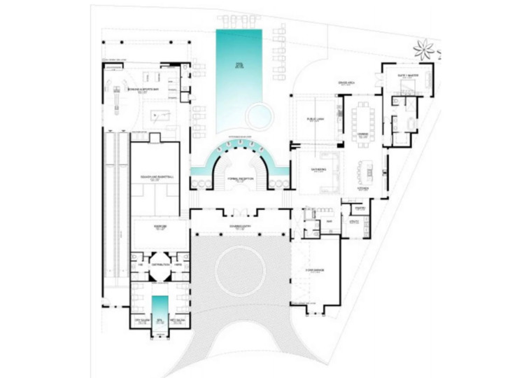 Muhteşem Tasarımlı 9 Yatak Odalı Villa, 6645