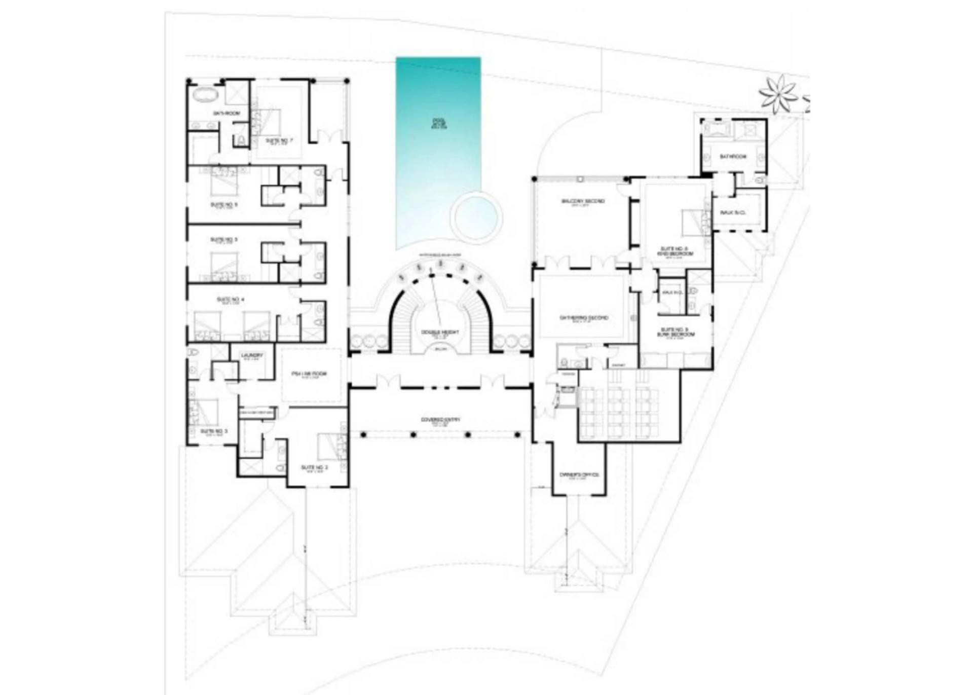 Muhteşem Tasarımlı 9 Yatak Odalı Villa, 6645