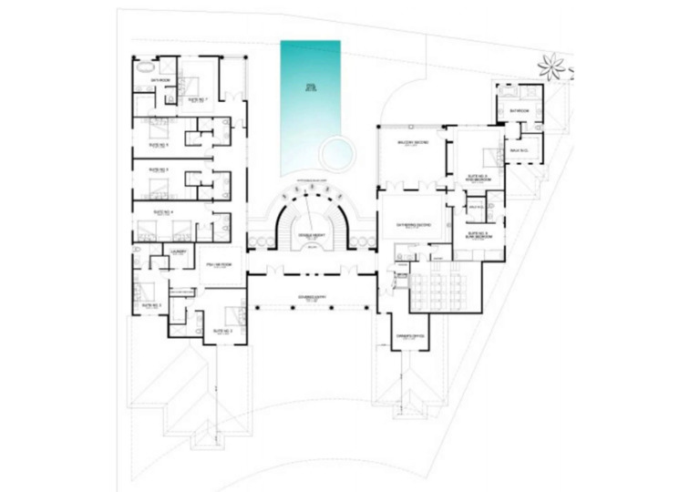 Muhteşem Tasarımlı 9 Yatak Odalı Villa, 6645