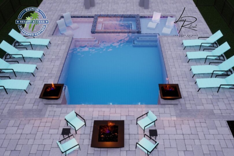 Orlando'da Lüks 9 Yatak Odalı Villa, 6648, Kissimmee, United States