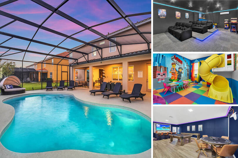 Orlando, Solterra'da Büyülü 14 Yatak Odalı Malikane (Malikane 6650), Davenport, United States