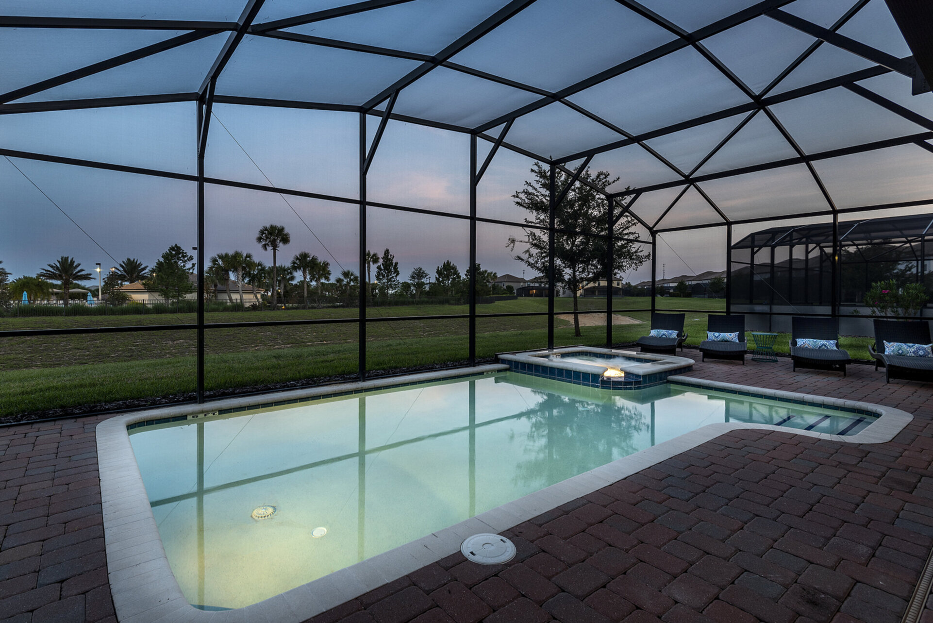 A beautiful view from your private pool