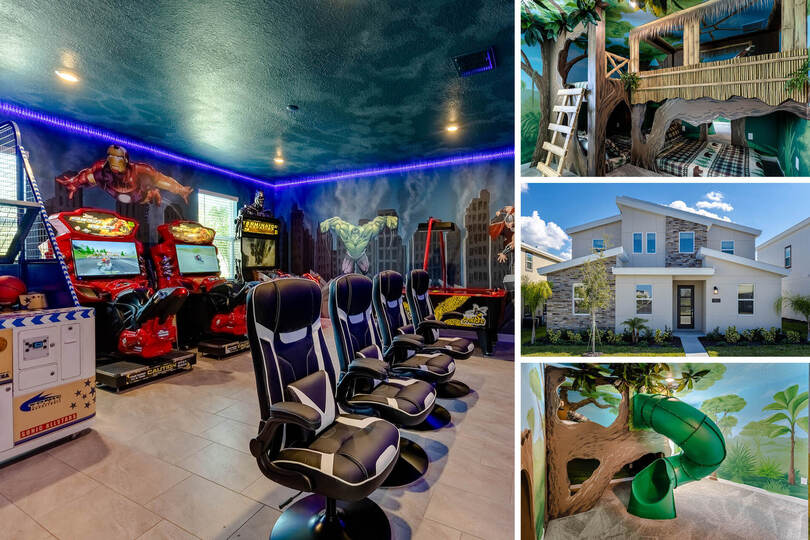Orlando Vahası: 7 Yatak Odalı, Orlando Villa 6660, Davenport, United States