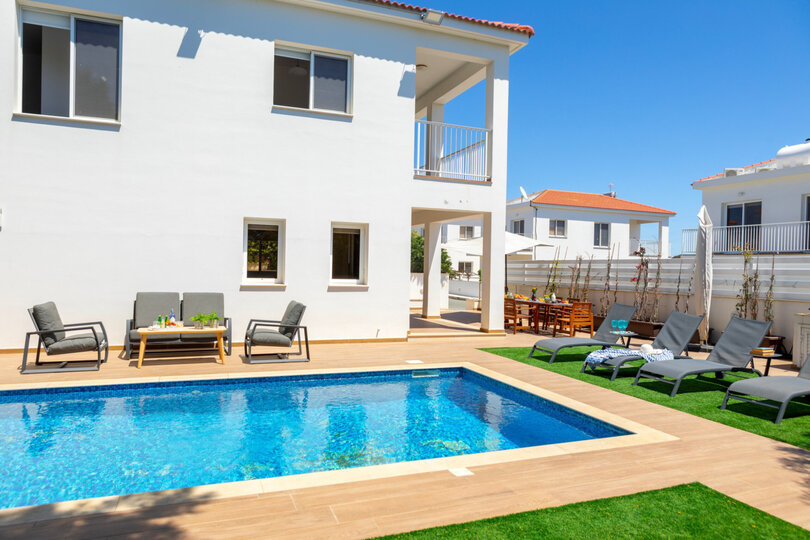 Ayia Napa Sanctuary: Güzel 4 Yatak Odalı Villa, 1393