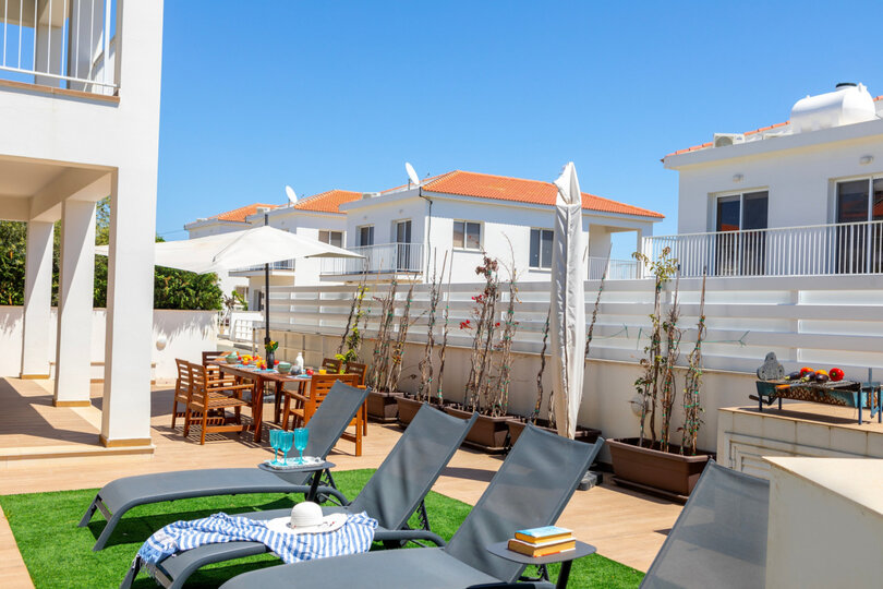 Ayia Napa Sanctuary: Güzel 4 Yatak Odalı Villa, 1393