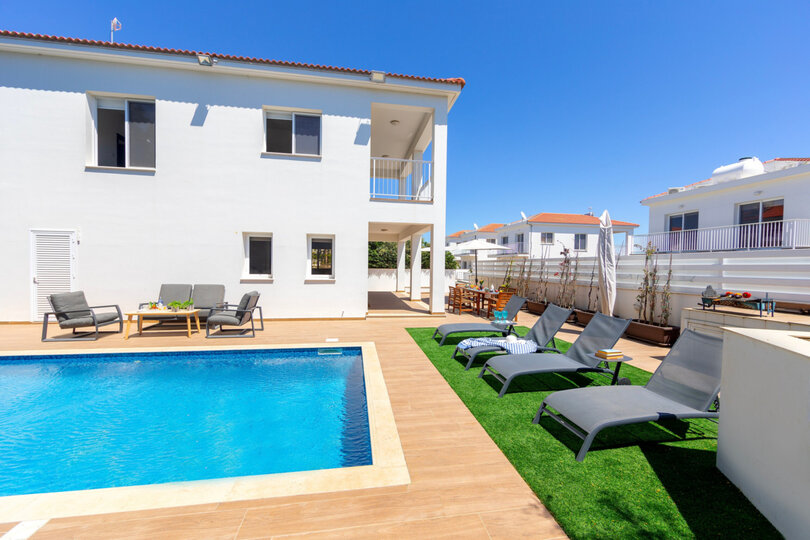 Ayia Napa Sanctuary: Güzel 4 Yatak Odalı Villa, 1393