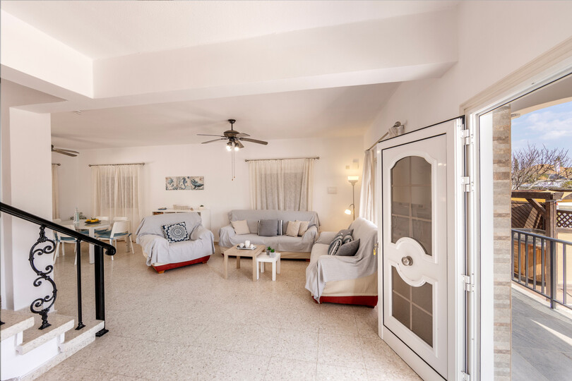 Sotira'da Havuzlu, Şirin 3 Yatak Odalı Villa, 1338