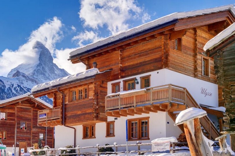 Lüks Alp Kaçamağı, Matterhorn Dağ Evi 1012