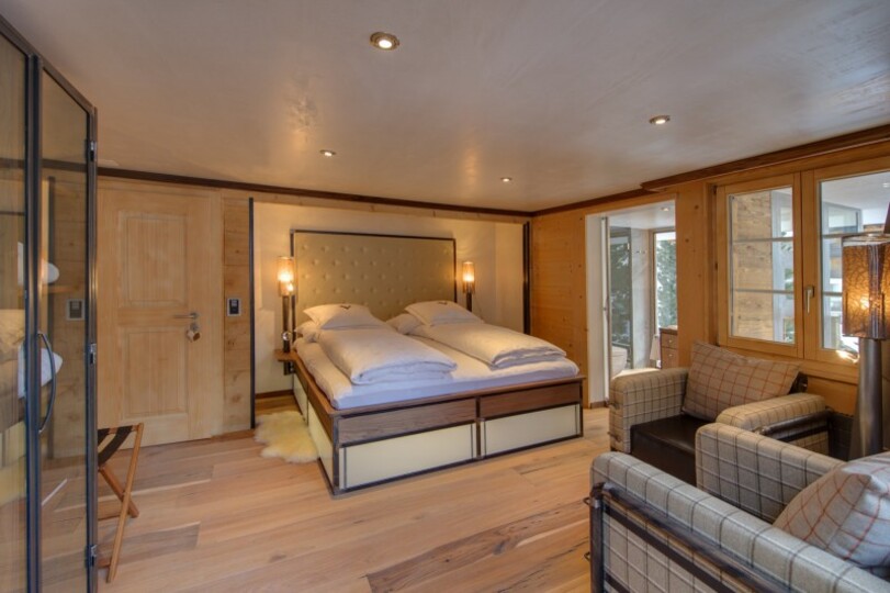 Matterhorn manzaralı, seçkin bir konaklama yeri olan Valais Chalet 1012
