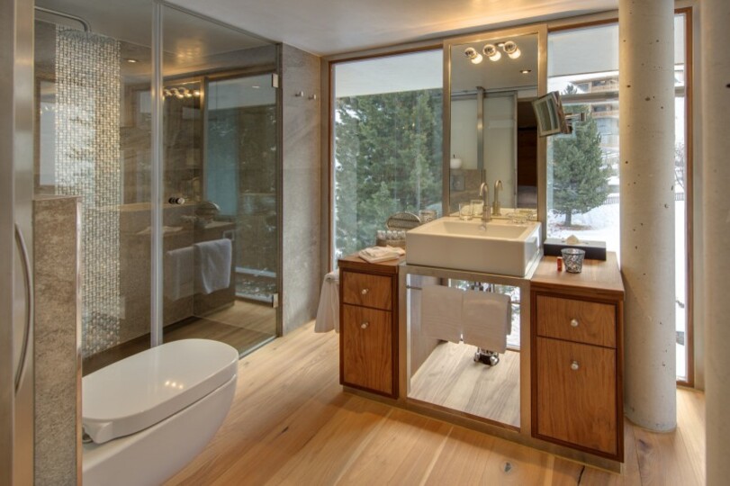 Matterhorn manzaralı, seçkin bir konaklama yeri olan Valais Chalet 1012
