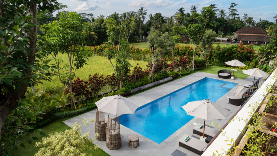 Pala Ubud - Villa Sanghyang - Spacious and breezy pool area