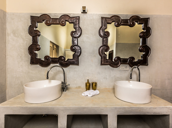 Bathroom sink details