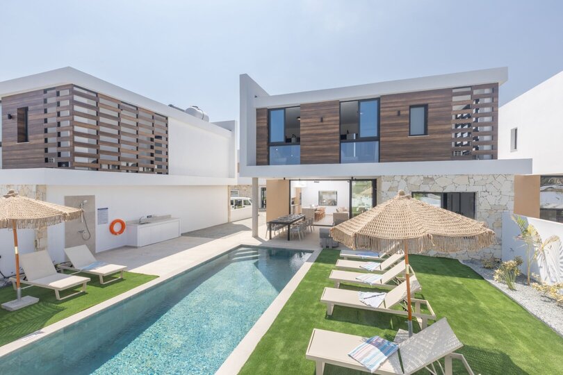 Ayia Napa Villa 1369'da Özel Havuzlu Lüks 5 Yatak Odalı Villa