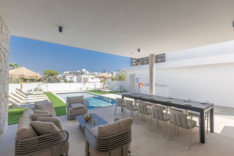 Ayia Napa Villa 1369'da Özel Havuzlu Lüks 5 Yatak Odalı Villa