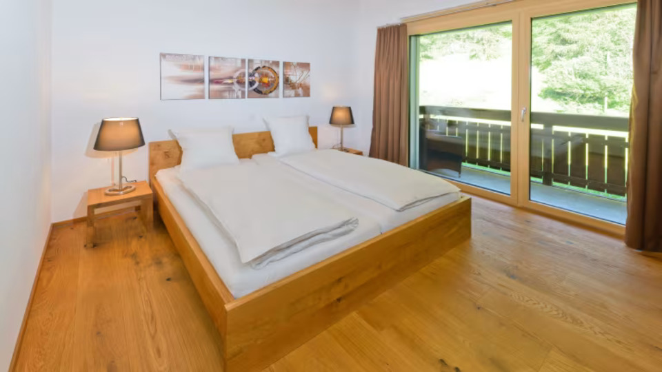 Zermatt'ta Balkonlu Geniş 3 Yatak Odalı Daire, Zermatt Daire 1238