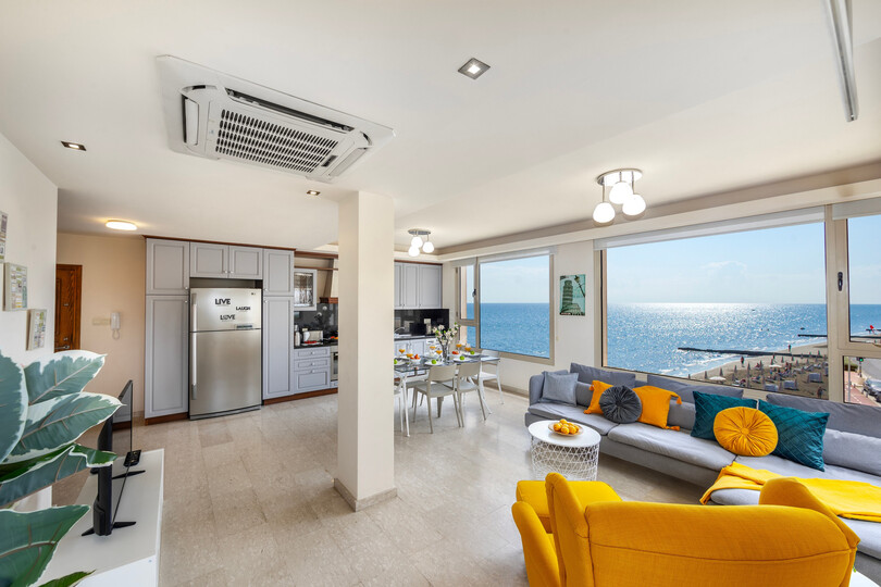 5 Star Eftyhia Beachfront Suite – Stylish Seafront Escape in Larnaca