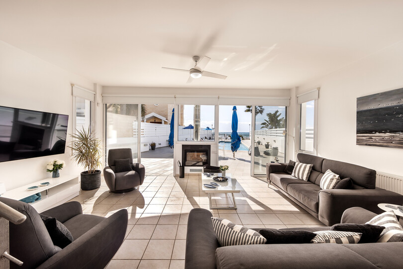 5 Star Villa Faros Beachfront Escape - Sunset Seaside Retreat