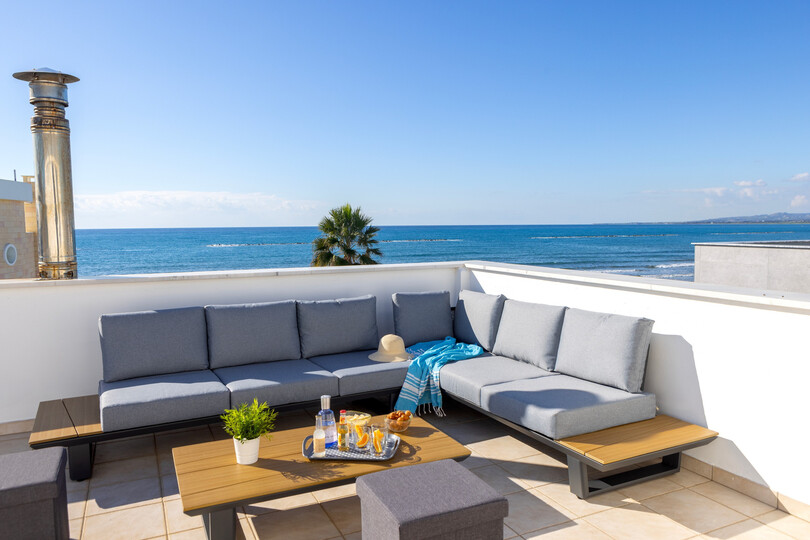 5 Star Villa Faros Beachfront Escape - Sunset Seaside Retreat
