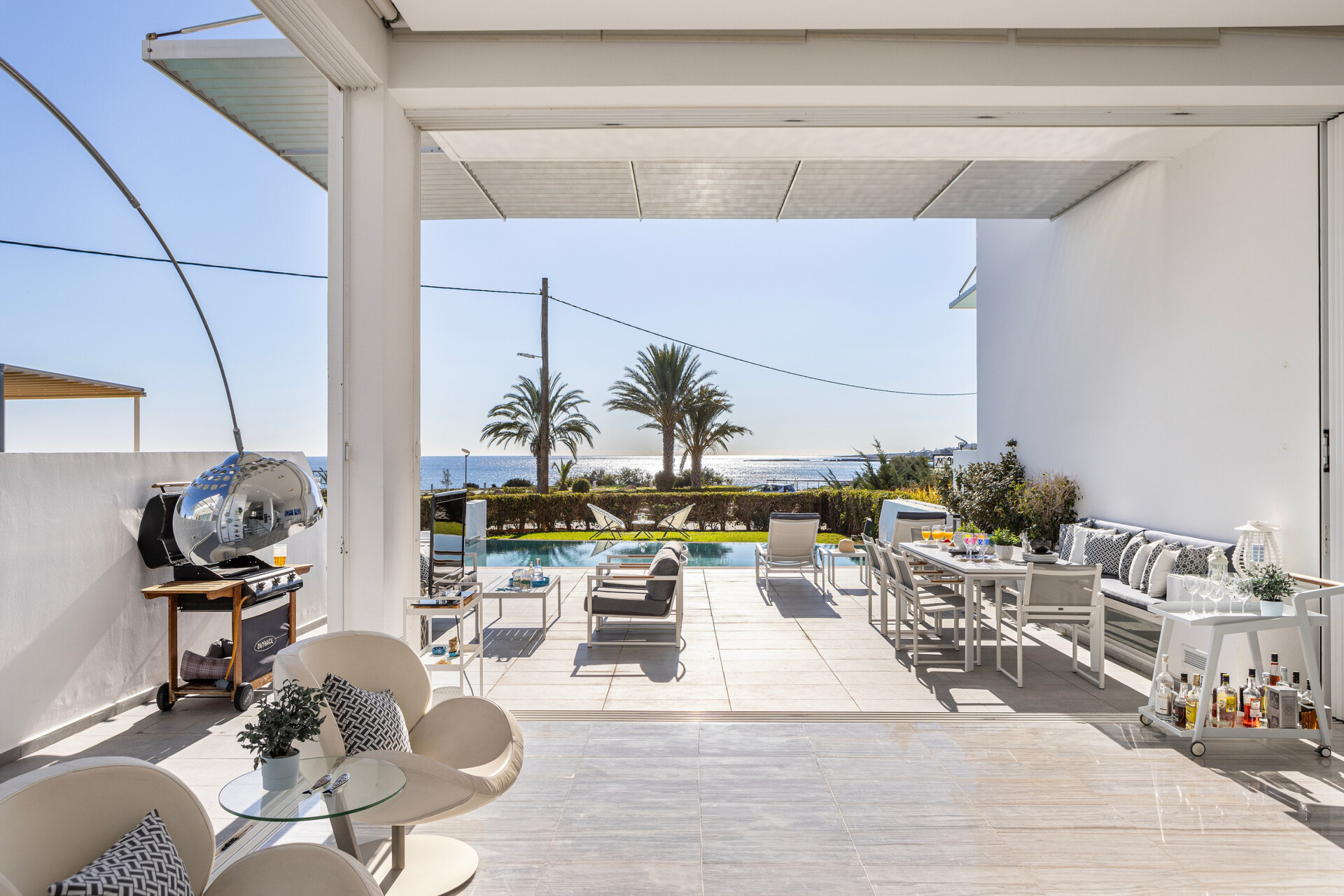 5 Star Villa Elaia Seafront - Panoramic Coastal Escape