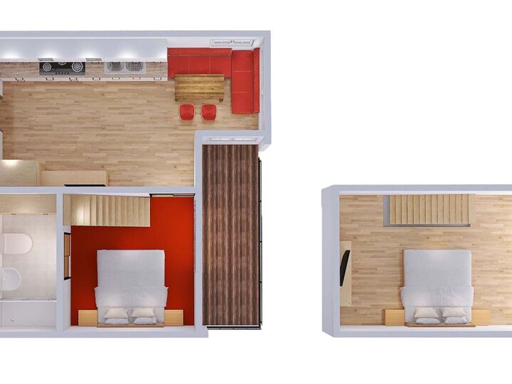 Landeck'te Şirin 2 Yatak Odalı Daire, 2 Kişilik, 1330