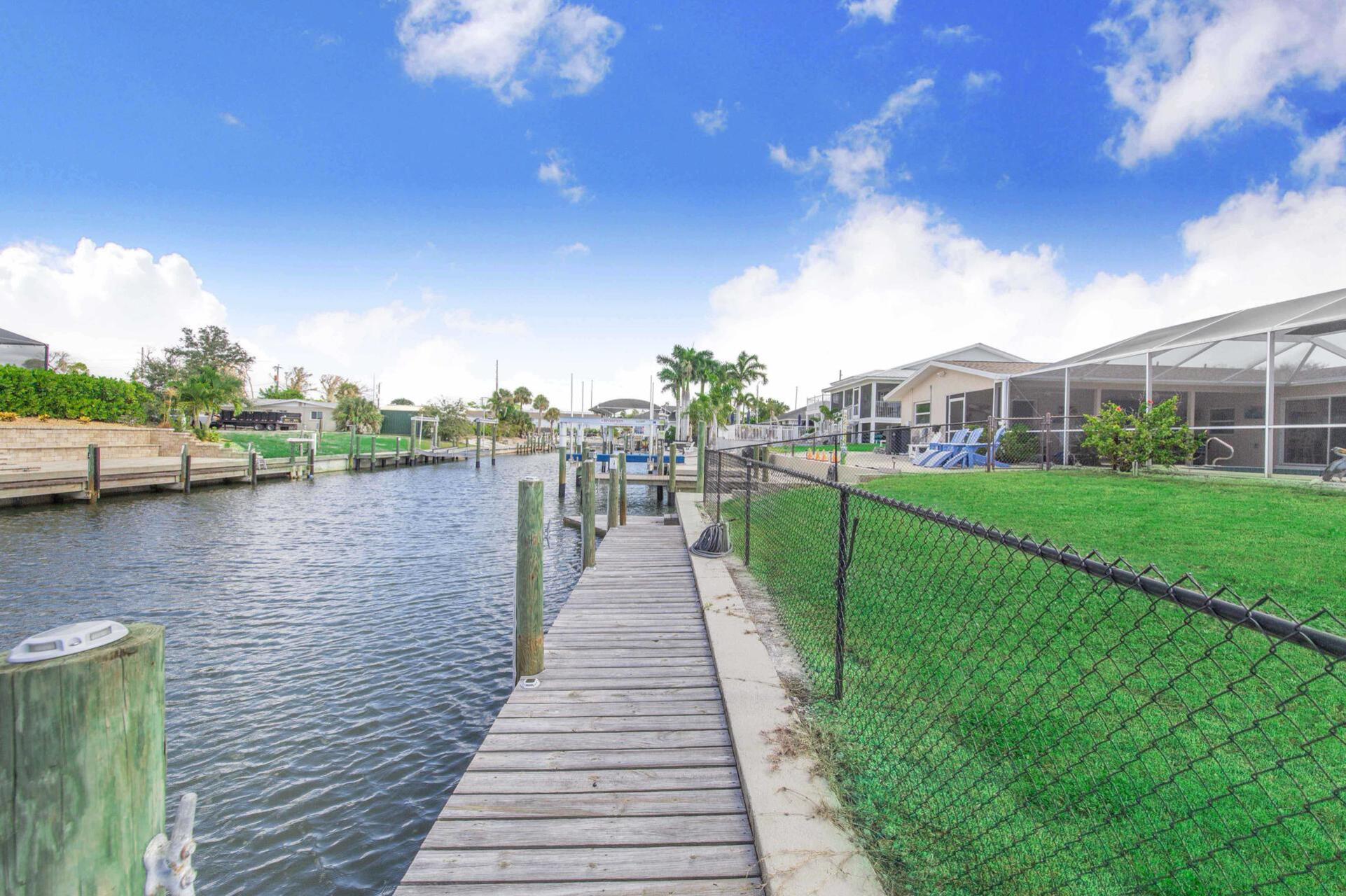 Two large docks. Docks include BBQ grill and fish cleaning station. Dock 1: 22' x 6'. Dock 2: 47' x 4' (boat lift not for use)