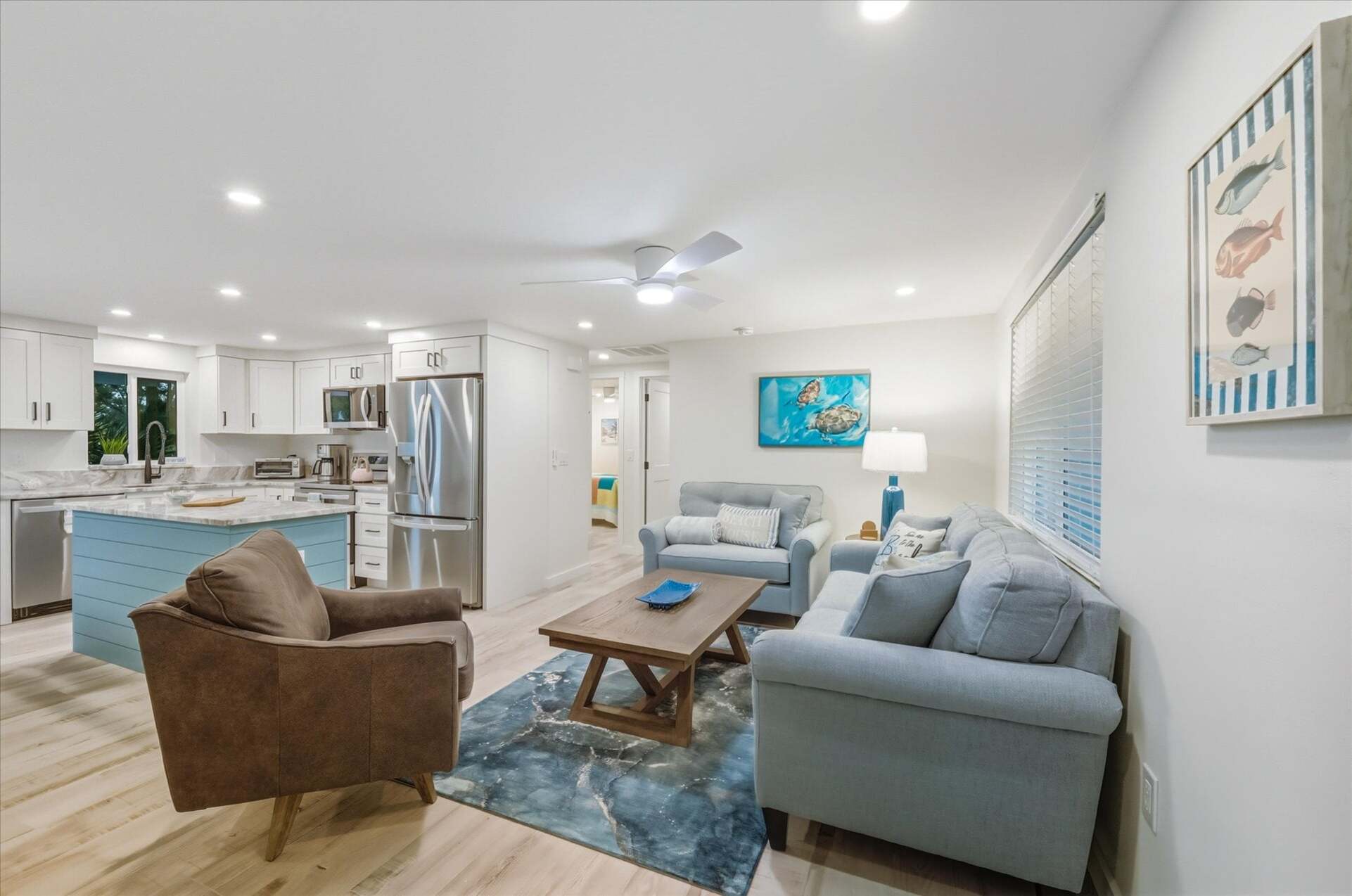 Newly renovated 2 bedroom, 2 bathroom waterfront home with private hot tub in Englewood, FL