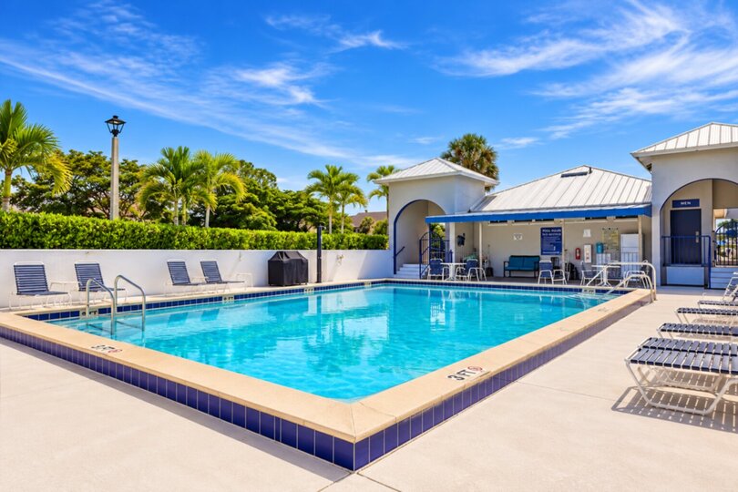 Heated community pool