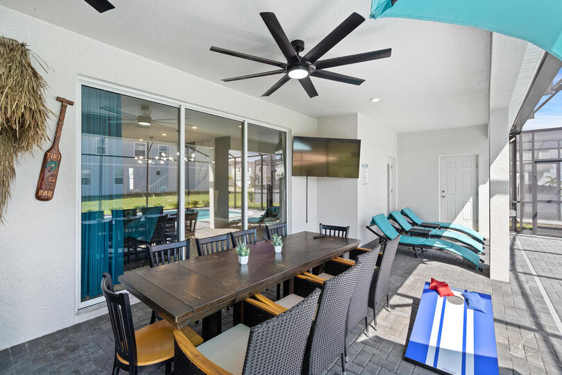 Patio Dining / Lounging 65" Smart TV