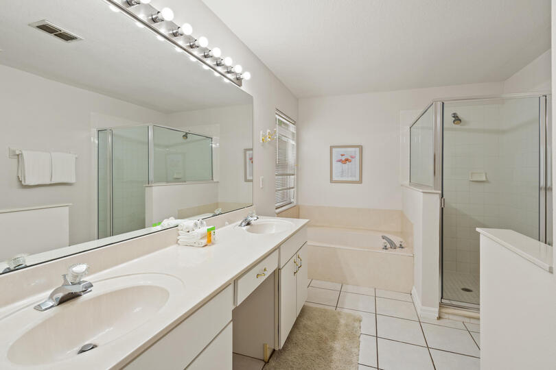 Master King Bathroom 1 Tub & Shower