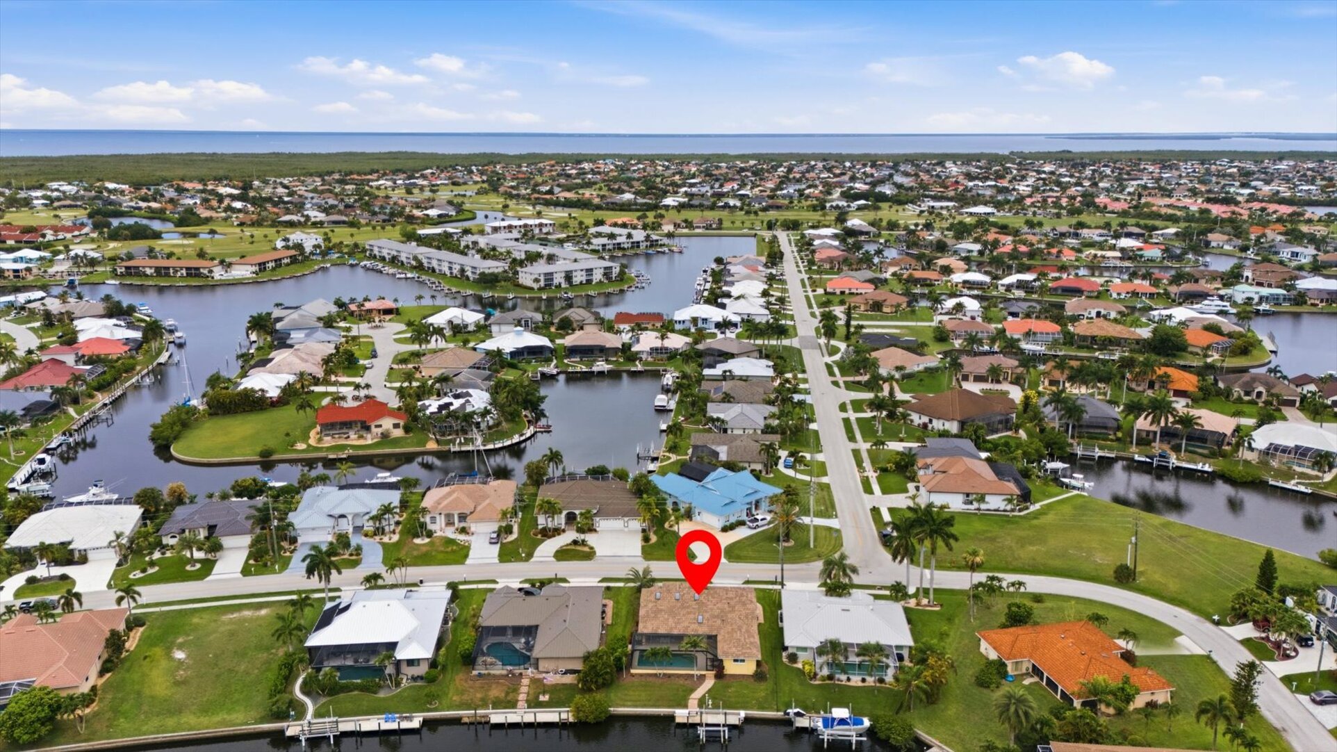Gorgeous 4 bedroom, 2 bathroom waterfront home with private pool in Punta Gorda, FL